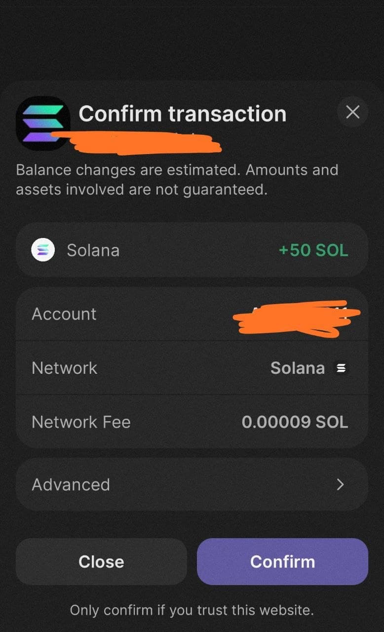 Inferno Drainer wallet connection interface